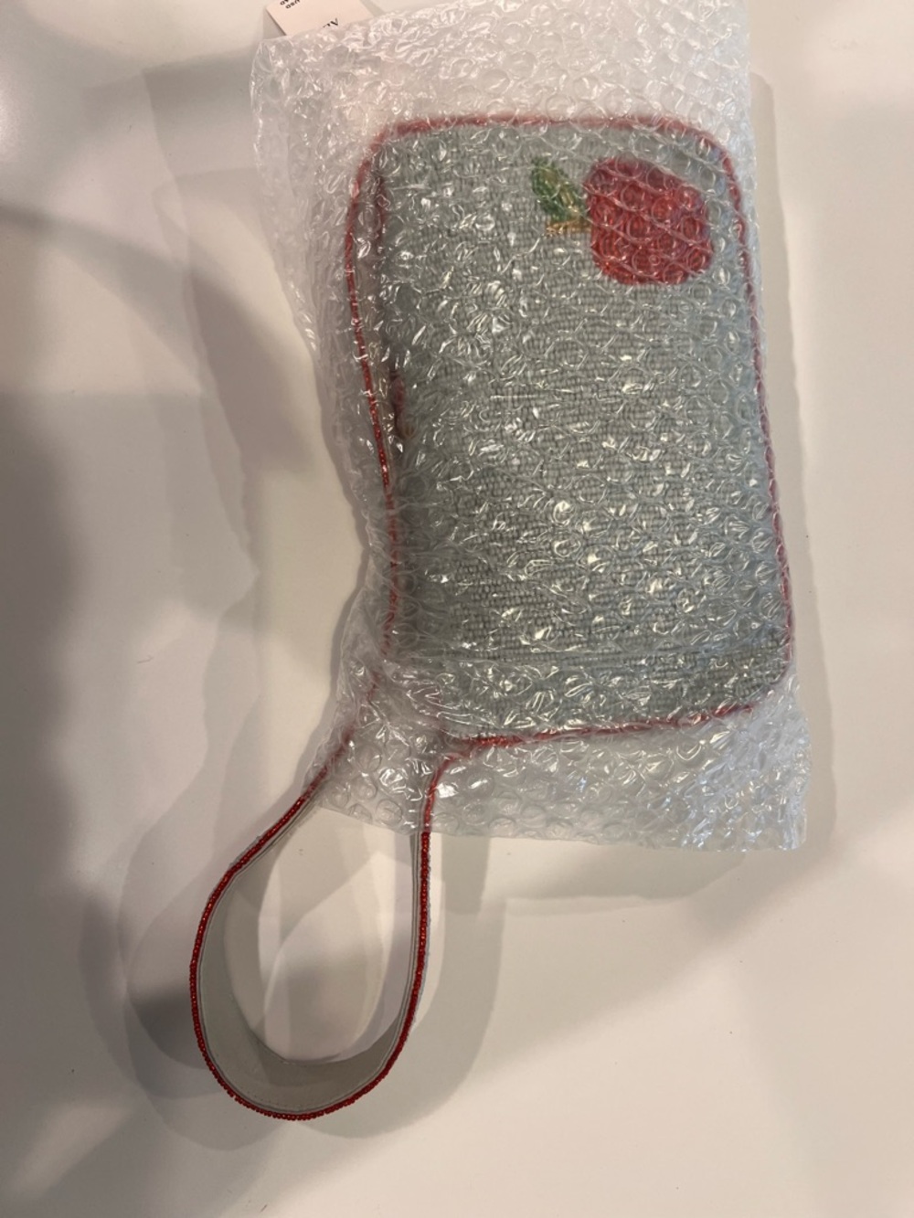 Anthropologie Fiona Beaded Apple Bag Shoulder Handbag NWT - Picture 6 of 9